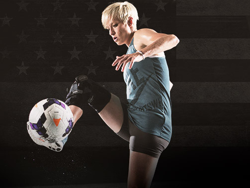 Megan Rapino with Soccer Ball