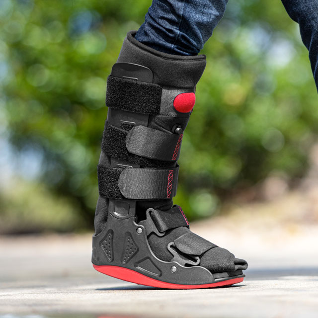 Xceltrax walking boot lifestyle