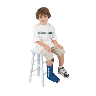 Aircast Pediatric Ankle Cryo/Cuff - On ankle