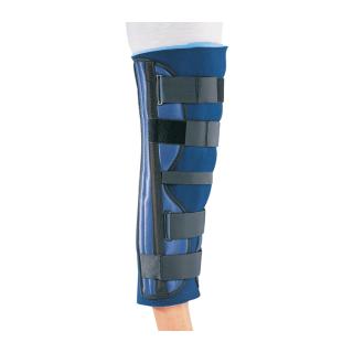 Procare Clinic 3-Panel Knee Splint - On Leg