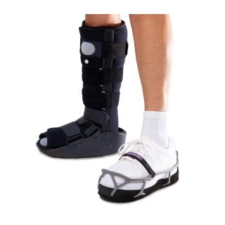 ProCare ShoeLift in shoe with walking boot