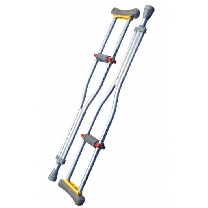 Procare Adjustable Anodized Aluminum Crutches