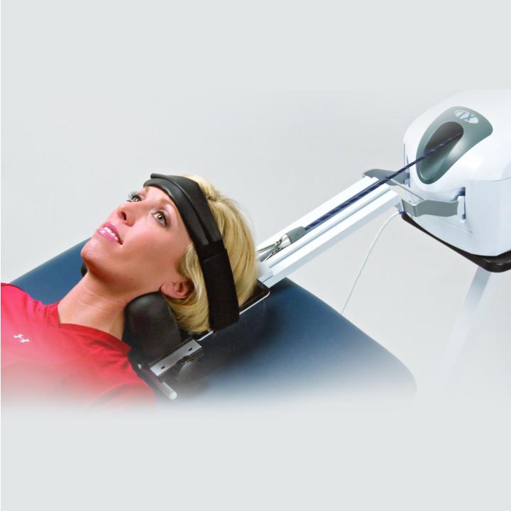 Saunders Cervical Traction - In Use