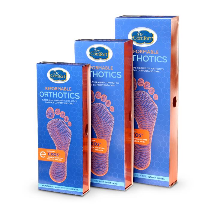 Exos Reformable Orthotics -Packaging